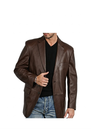 ABR_MO_HO_04 Abrigo Hombre Blazer Solapa Ancha