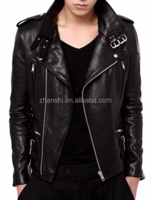 CHAM_NG_HO_05 Chamarra Hombre cuello alto con hebillas