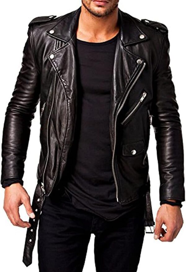 CHAM_NG_HO_20 Chamarra hombre fit moderno con cremallera cruzada