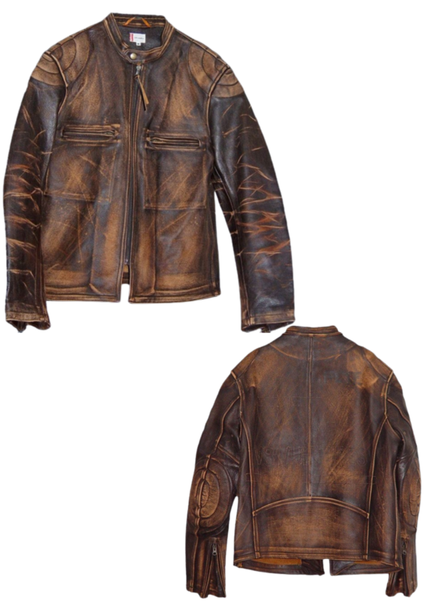Chaqueta Hombre Estilo Café Racer Degradé Rústico