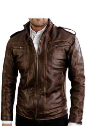 DEG_MO_HO_21 Chaqueta Hombre Estilo Militar Charreteras