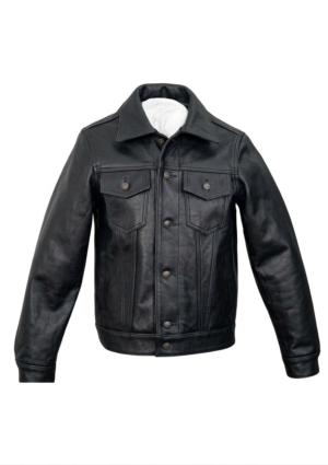 Chaqueta Hombre Estilo Trucker Botones Frontales