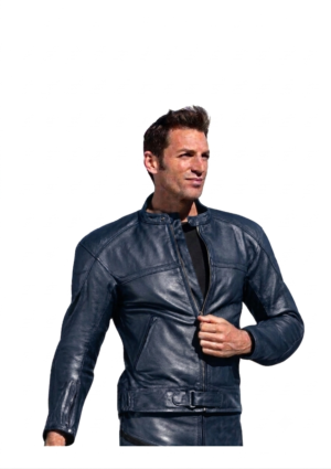 INF_AO_HO_35 Chaqueta informal hombre estilo biker con ajuste de cinturón