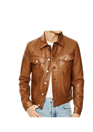 INF_MI_HO_37 Chaqueta casual hombre con solapa clásica y bolsillos frontales