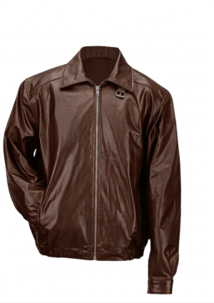 INF_MO_HO_47 Chaqueta informal hombre con cuello camisero y hebilla lateral