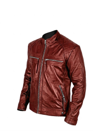 INF_VT_HO_24 Chaqueta informal caballero con hombros acolchados y bolsillos laterales