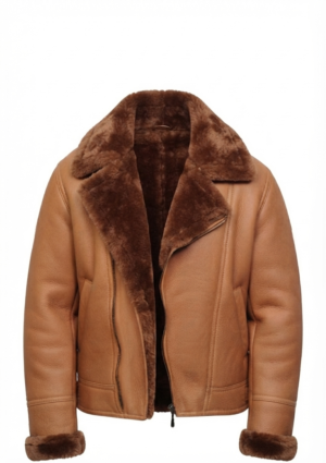 OVE_MI_HO_28 Chaqueta ovejera hombre puños oscuros
